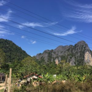 Vang Vieng, Laos, karst scenery