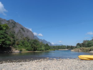 Nam Song river, Vang Vieng, Laos
