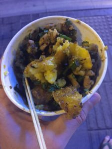 Fried potatoes in Chongqing